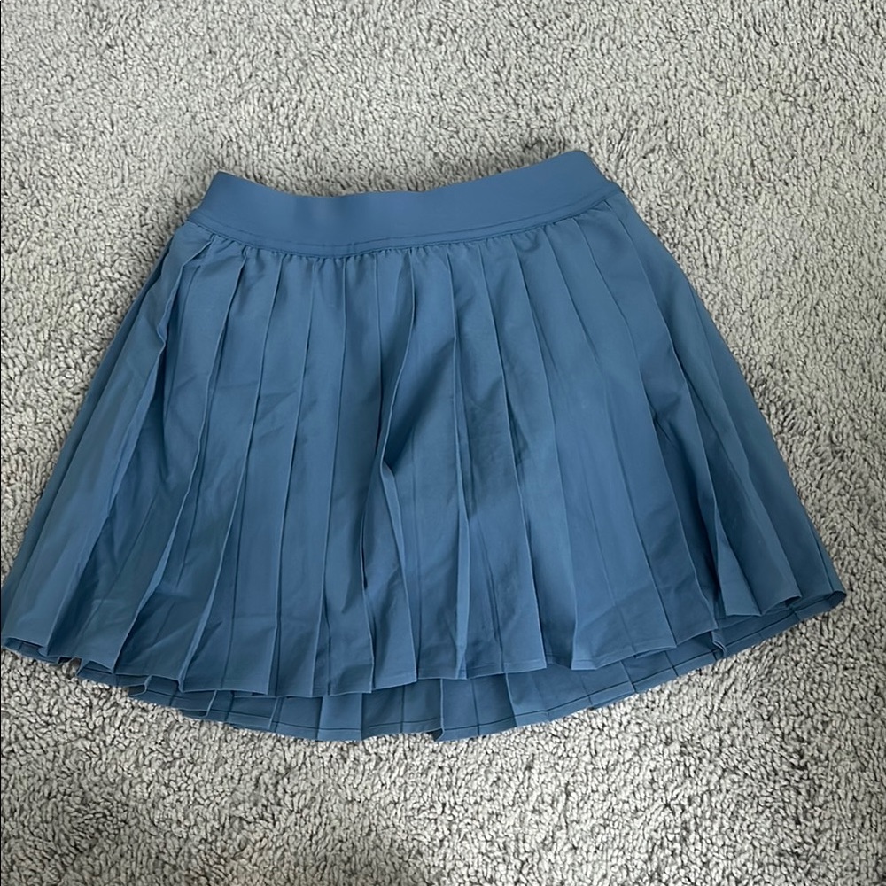 Lululemon Athletica Blue Skater Mini Skirt